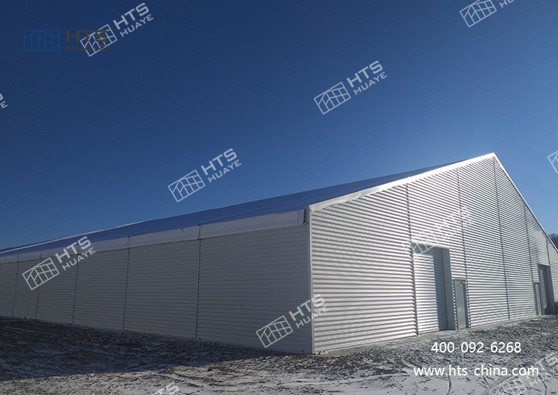 简易户表仓库篷房可急剧实现空间与面积的扩充