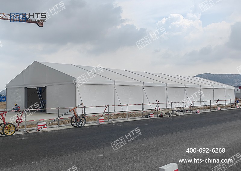抗 13 级台风！这款工业铝合金仓储篷房，解锁企业一时空间新规划