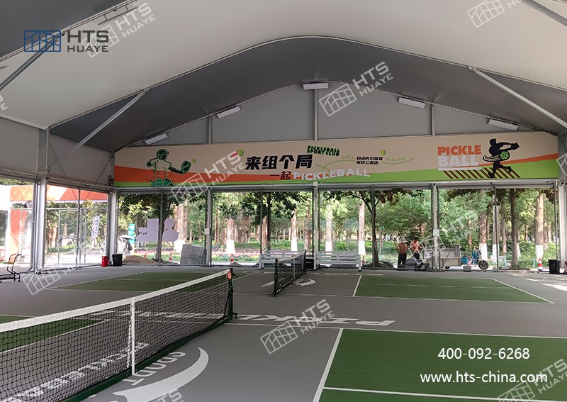 Z6尊龙凯时海特斯匹克球馆篷房实现周级交付，施工周期缩短 70%