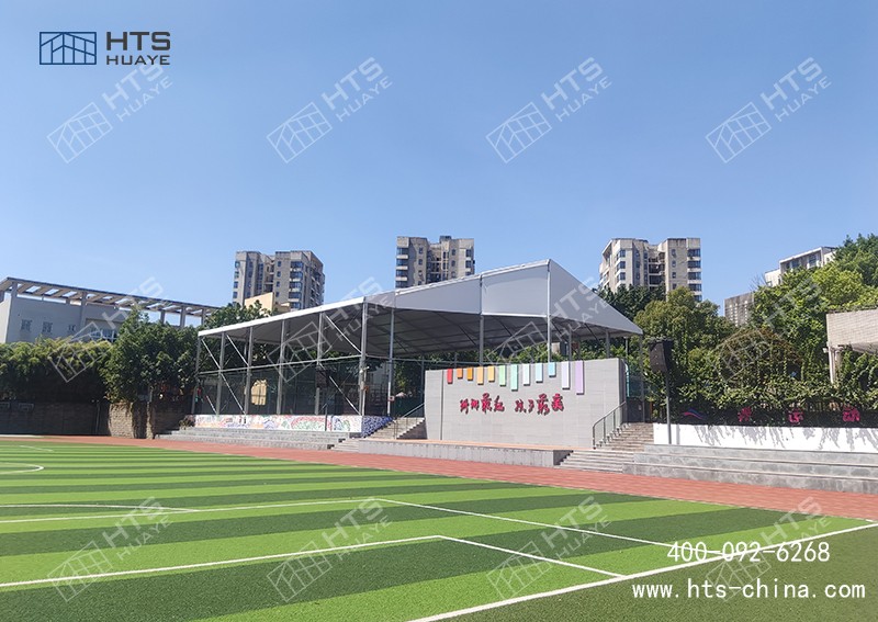 已有网球场地直接加装篷房大幅提升场地利用率与经营收益